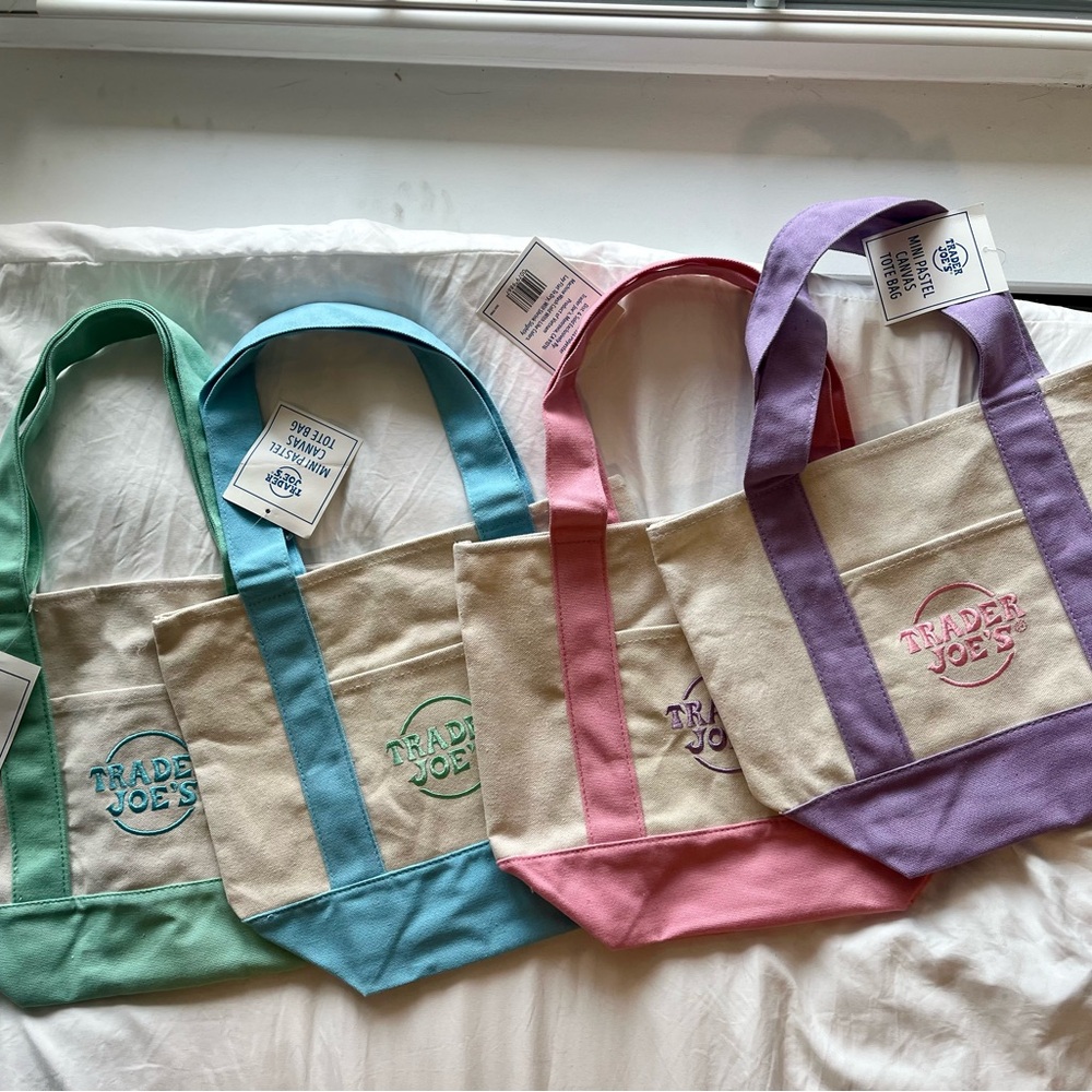 Limited Edition TJ’s Pastel Mini Totes